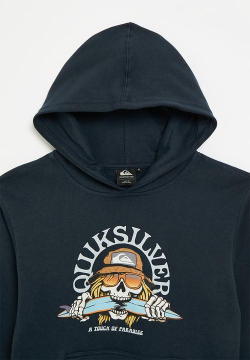 Quiksilver - Graphic hoodie boys - dark navy