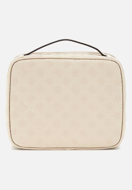 GUESS - Wilder Cosmetic Organizer Case - Bone