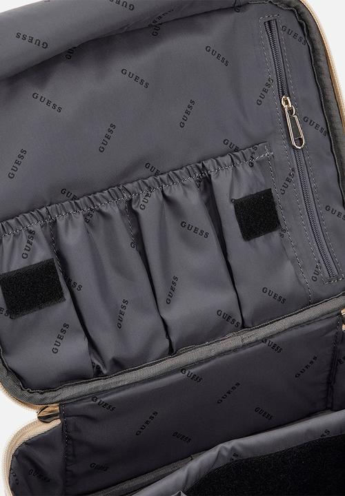 GUESS - Wilder Cosmetic Organizer Case - Bone