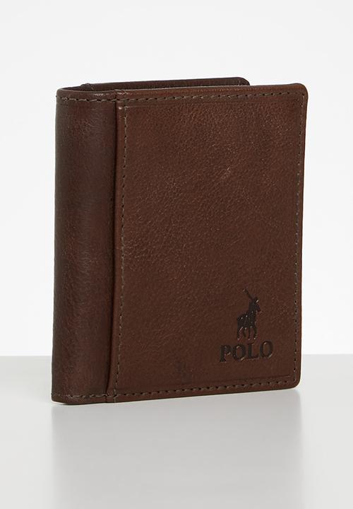 POLO - Credit Card Wallet - Brown
