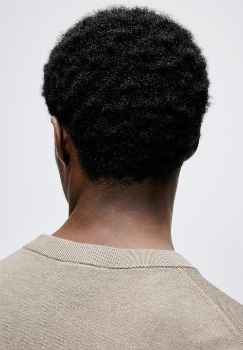 H&M - Slim fit fine-knit jumper - greige