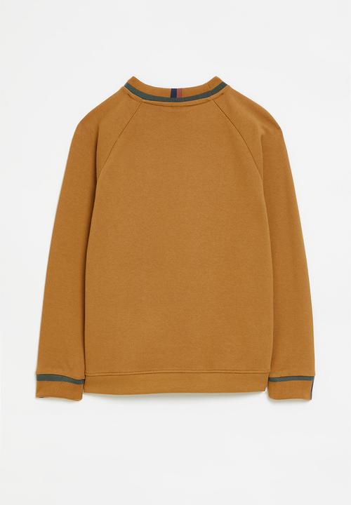 POLO - Boys dean sweater - tan