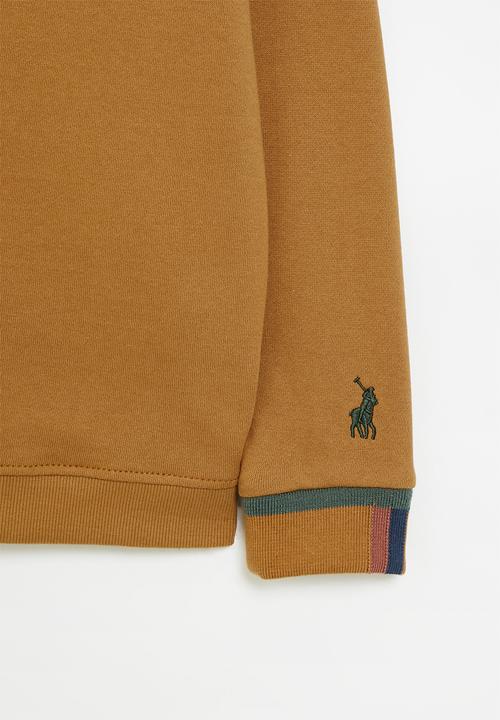 POLO - Boys dean sweater - tan