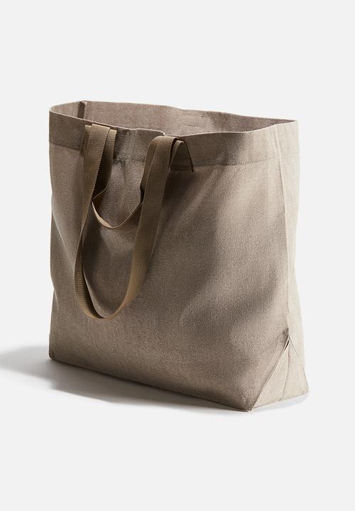 H&M - Canvas tote bag - beige