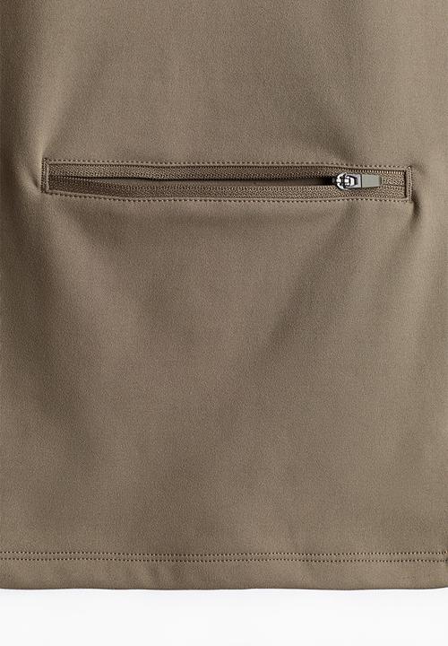H&M - Sports top with softmove™ - dark beige