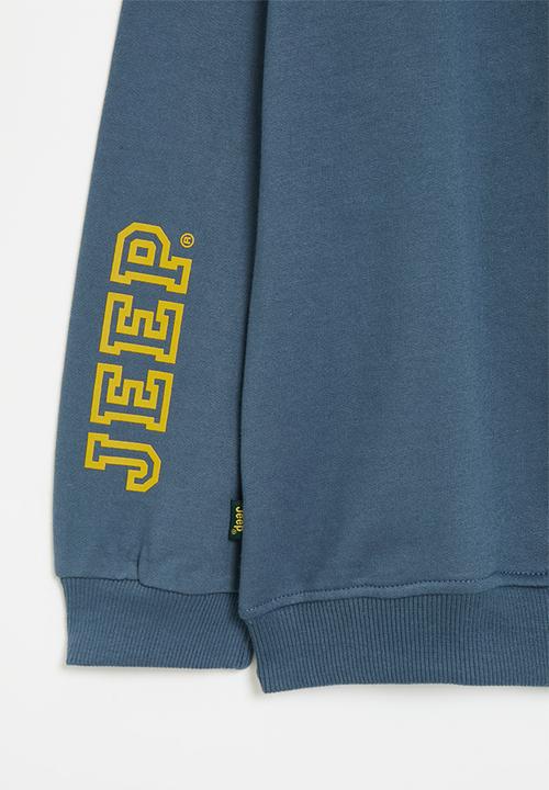 JEEP - Jeep logo strong sweat top - vintage blue