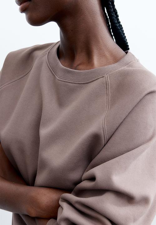 H&M - Sweatshirt - dark beige