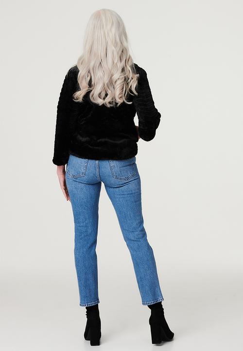 Stella Morgan - Faux Fur Jacket - Black