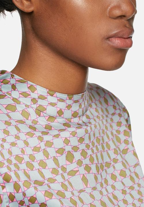 Neon Rose - Solange high neck crop