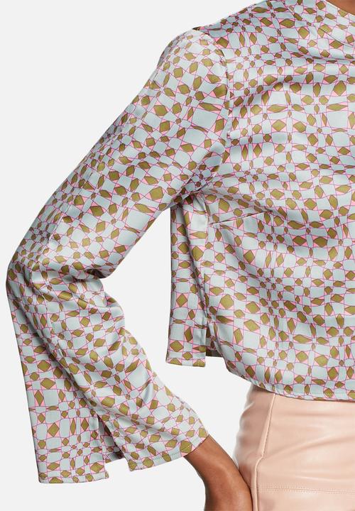 Neon Rose - Solange high neck crop