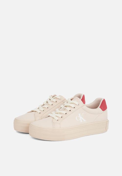 Calvin Klein - Bold Vulc Flatform Low Lth ML - Whisper Pink/Creamy White