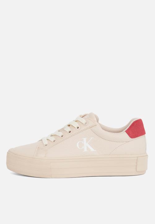 Calvin Klein - Bold Vulc Flatform Low Lth ML - Whisper Pink/Creamy White