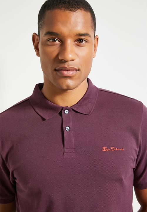 Ben Sherman - Ben Polo S/S - Cherry lacquer