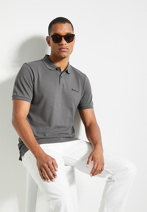 Ben Sherman - Ben Polo Short Sleeve  - Charcoal