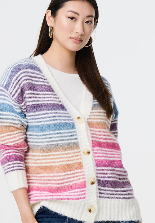Stella Morgan - Mukticolour striped Cardigan - Multi 