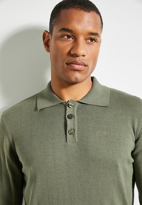 Ben Sherman - Sportshirt - Olive Night
