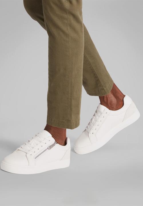 Calvin Klein - Classic Cupsole Zip Low IN - Triple Bright White