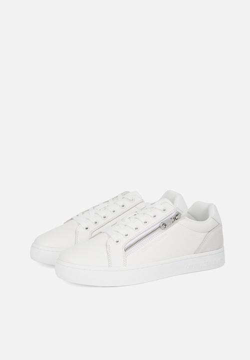 Calvin Klein - Classic Cupsole Zip Low IN - Triple Bright White