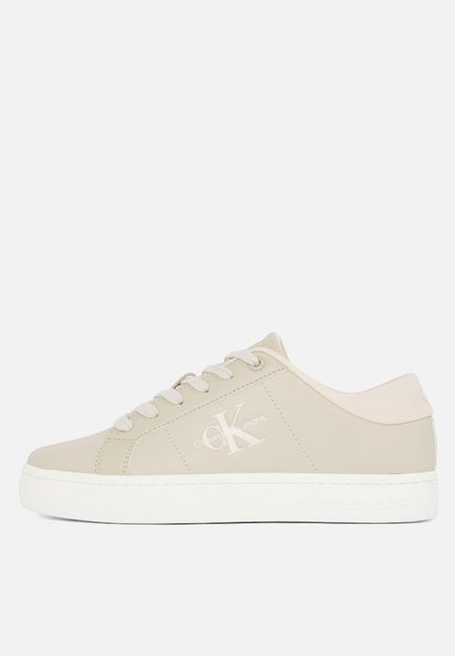 Calvin Klein - Classic Cupsole Low Lace-up Lth Wn - Eggshell/Whisper Pink