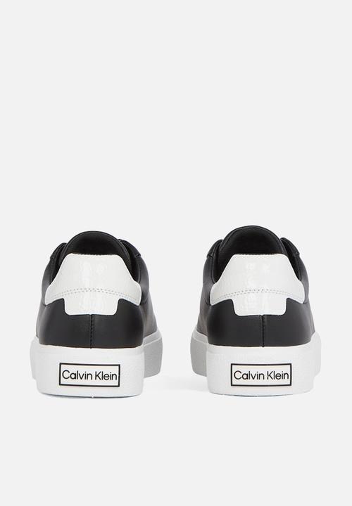Calvin Klein - Vulc Lace Up Texture Fox - Lth - Black & White 