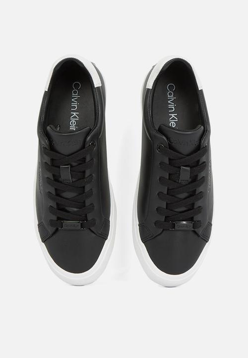 Calvin Klein - Vulc Lace Up Texture Fox - Lth - Black & White 
