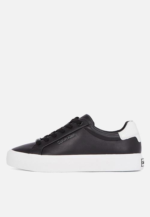 Calvin Klein - Vulc Lace Up Texture Fox - Lth - Black & White 