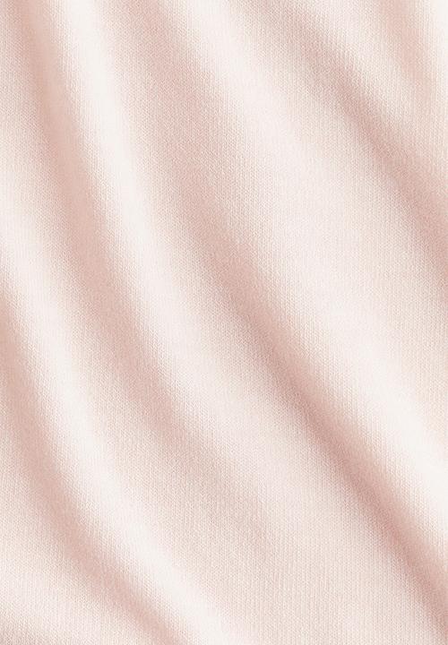 H&M - Scoop-neck top - light pink