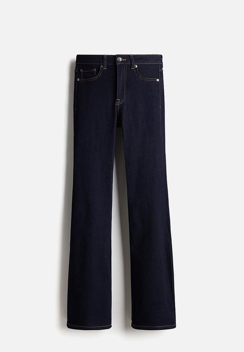 H&M - Flared high jeans - dark blue