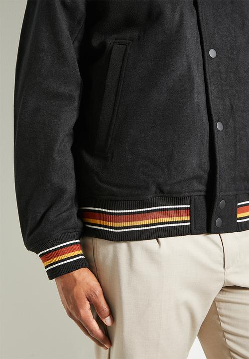 Ben Sherman - Wool College Jacket - Black