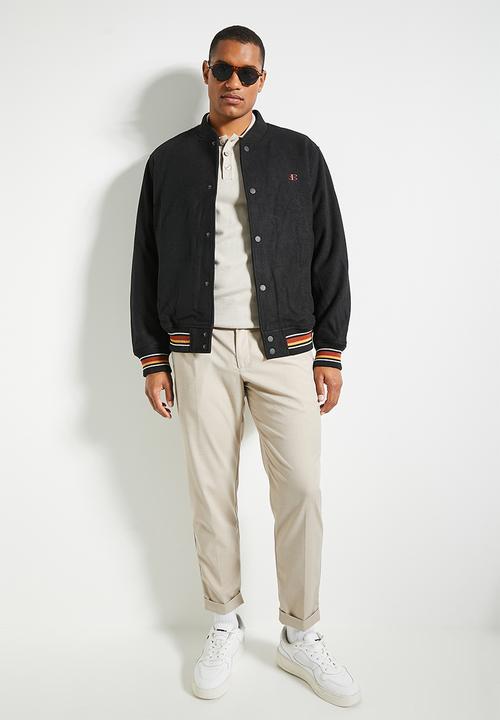 Ben Sherman - Wool College Jacket - Black