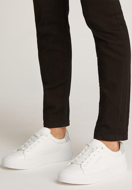 Calvin Klein - Vulc Lace Up Texture Fox - Lth - White/Pearl Grey