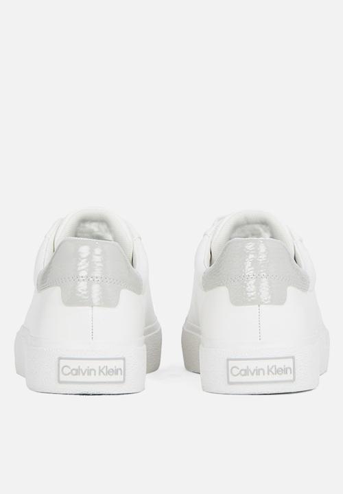 Calvin Klein - Vulc Lace Up Texture Fox - Lth - White/Pearl Grey