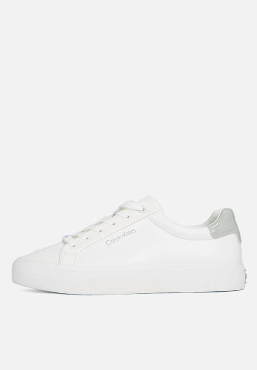 Calvin Klein - Vulc Lace Up Texture Fox - Lth - White/Pearl Grey