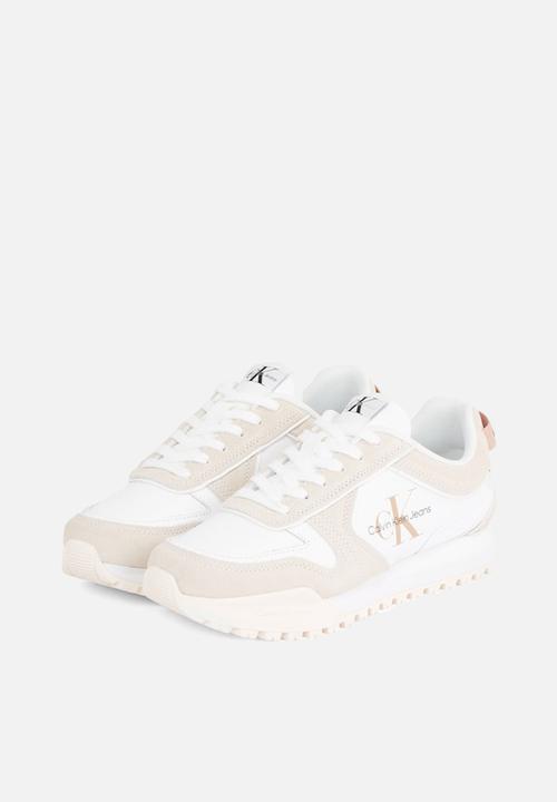 Calvin Klein - Toothy Runner Irregular Lines W - White/Ancient White