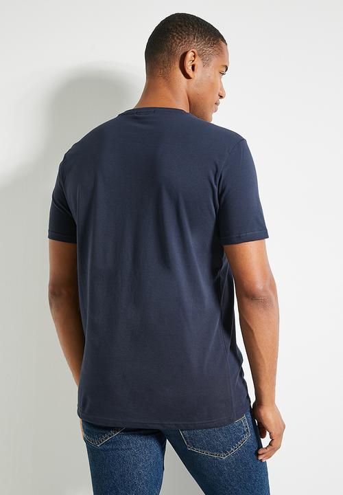 POLO - Mens Split Logo Short Sleeve Tee - Navy