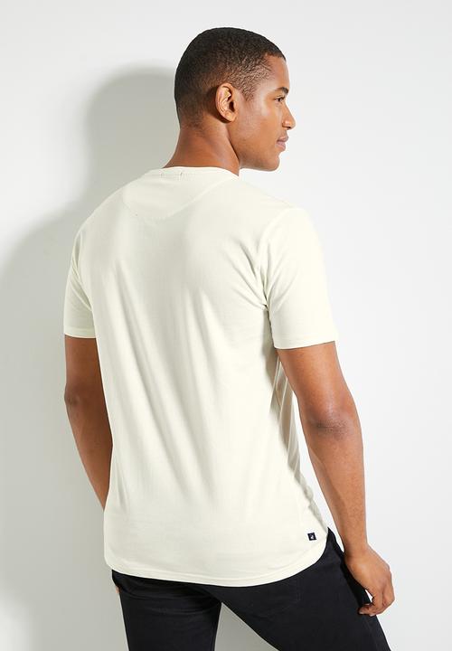 POLO - Mens Logo Printed Short Sleeve Tee - Off White