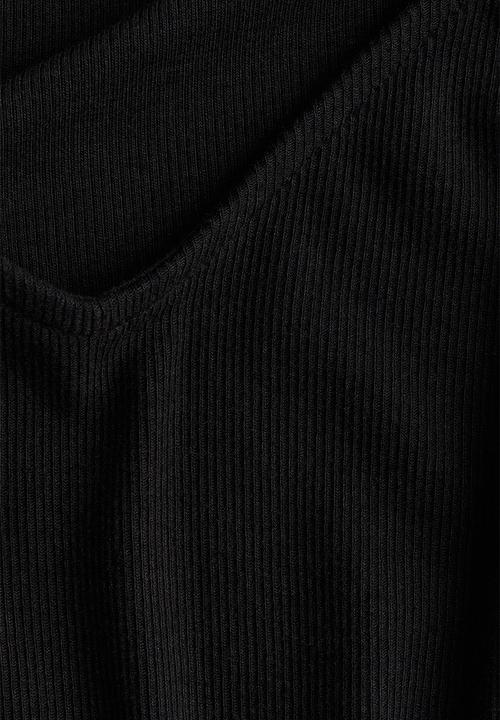 H&M - Fine-knit top - black