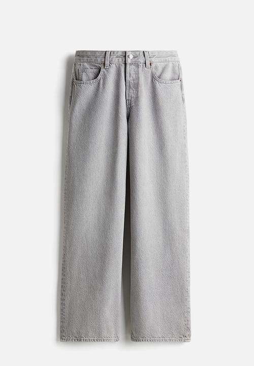 H&M - Wide jeans - light grey
