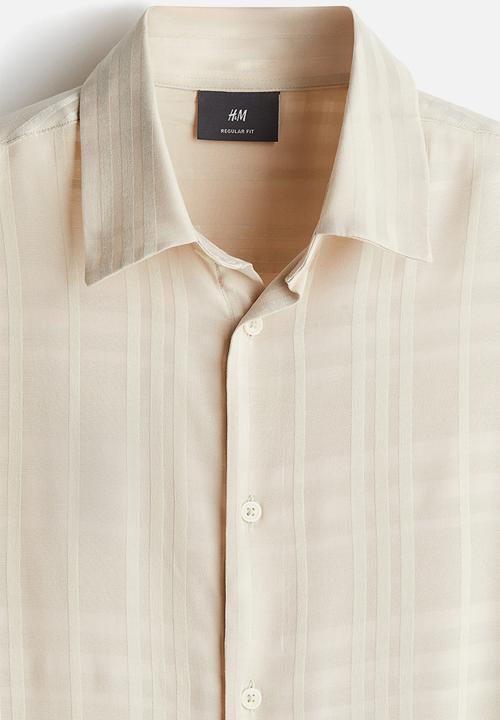 H&M - Regular fit shirt - cream