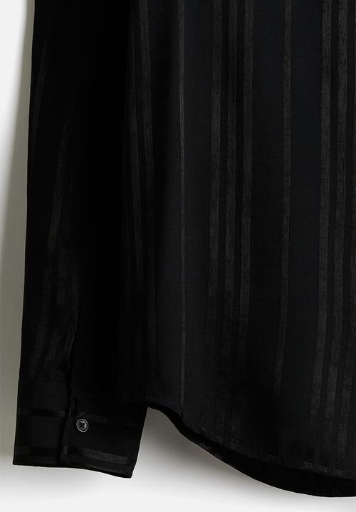 H&M - Regular fit shirt - black