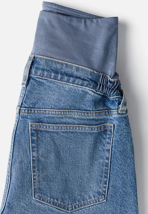 H&M - Mama straight jeans - light denim blue