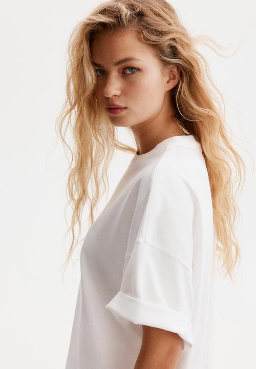 H&M - Oversized t-shirt - white