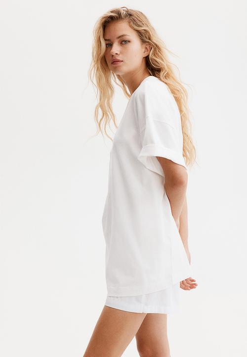 H&M - Oversized t-shirt - white