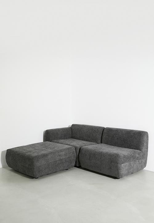 Sixth Floor - Rani modular corner wedge - charcoal