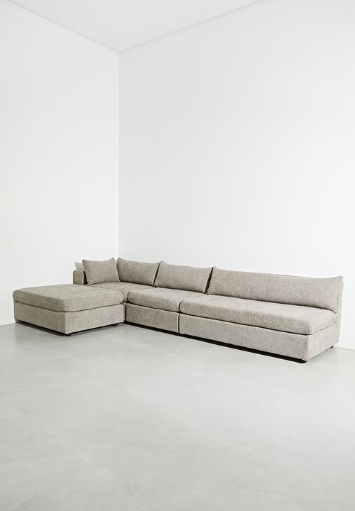 Sixth Floor - Starya armless single seater - stone