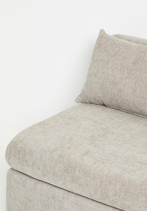 Sixth Floor - Starya armless 2 seater - stone