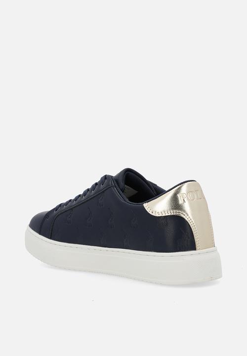 POLO - Deboss monogram sneaker - navy