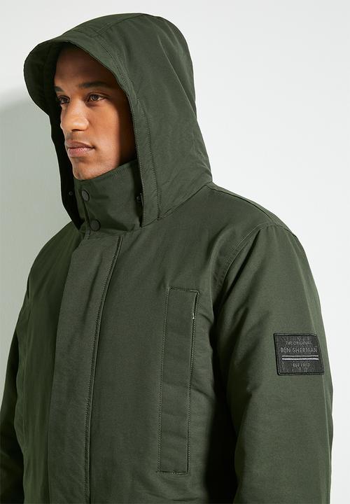 Ben Sherman - Heavy Parka Jacket-Camoflauge