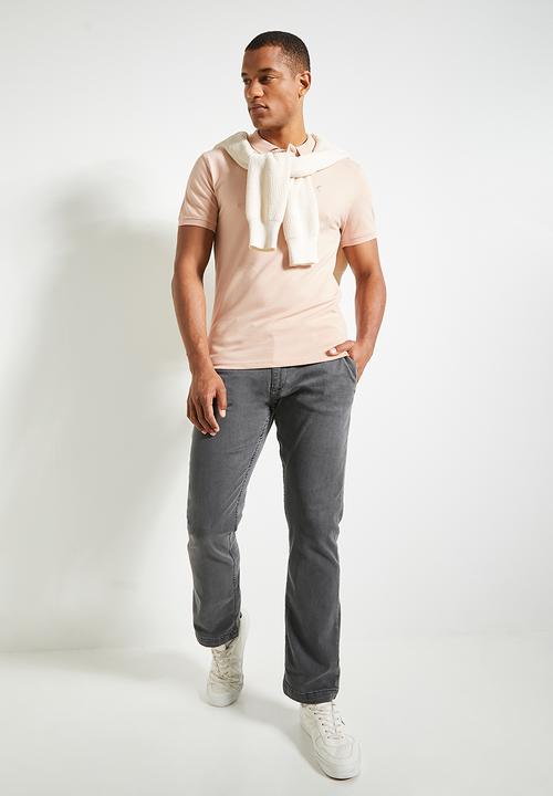 POLO - Mens Quarter Slant Straight Leg Denim - Charcoal