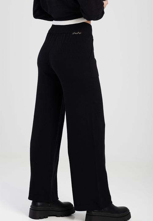 SISSY BOY - BECKETT: Basic Wide-Leg Knit Pants - Black